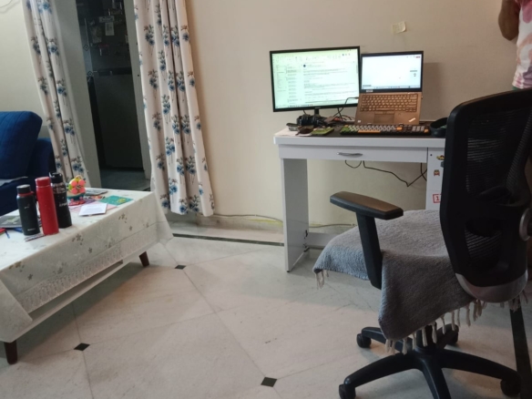 Acme Aakanksha 1 BHK rental, fully furnished Flat halls