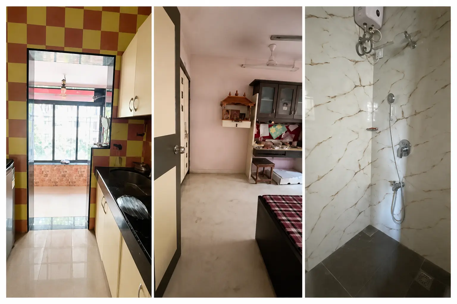 2 BHK fully furnished flat for rent in Kalpataru Shravasti Malad West