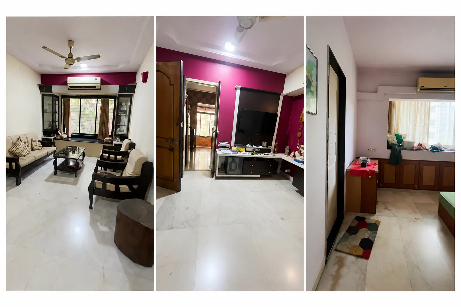 2 BHK fully furnished flat for rent in Kalpataru Shravasti Malad West